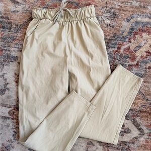 lululemon athletica Beige Elastic Waist Pants